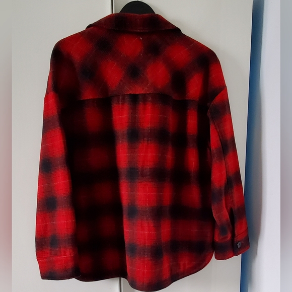 ZARA Plaid Shacket L - Picture 2 of 9